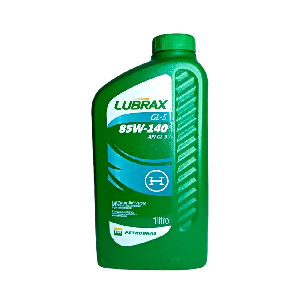 ÓLEO DO CÂMBIO CASTANHO CLARO GL 5 85W140 MINERAL LUBRAX - GL 5 85W140 MINERAL 24X1L